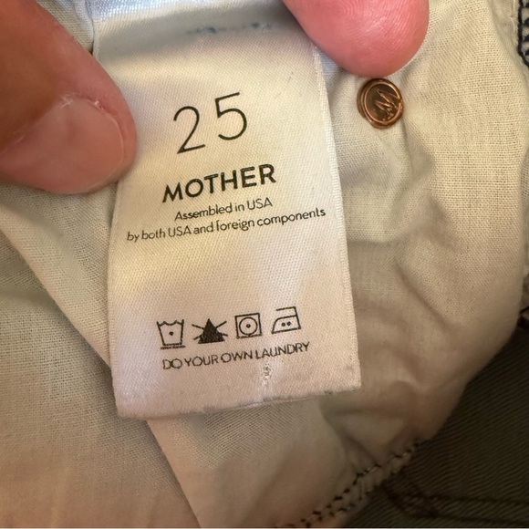 Mother Runway step fray women’s jeans waist, 25  flare cut high waisted - Picture 12 of 15